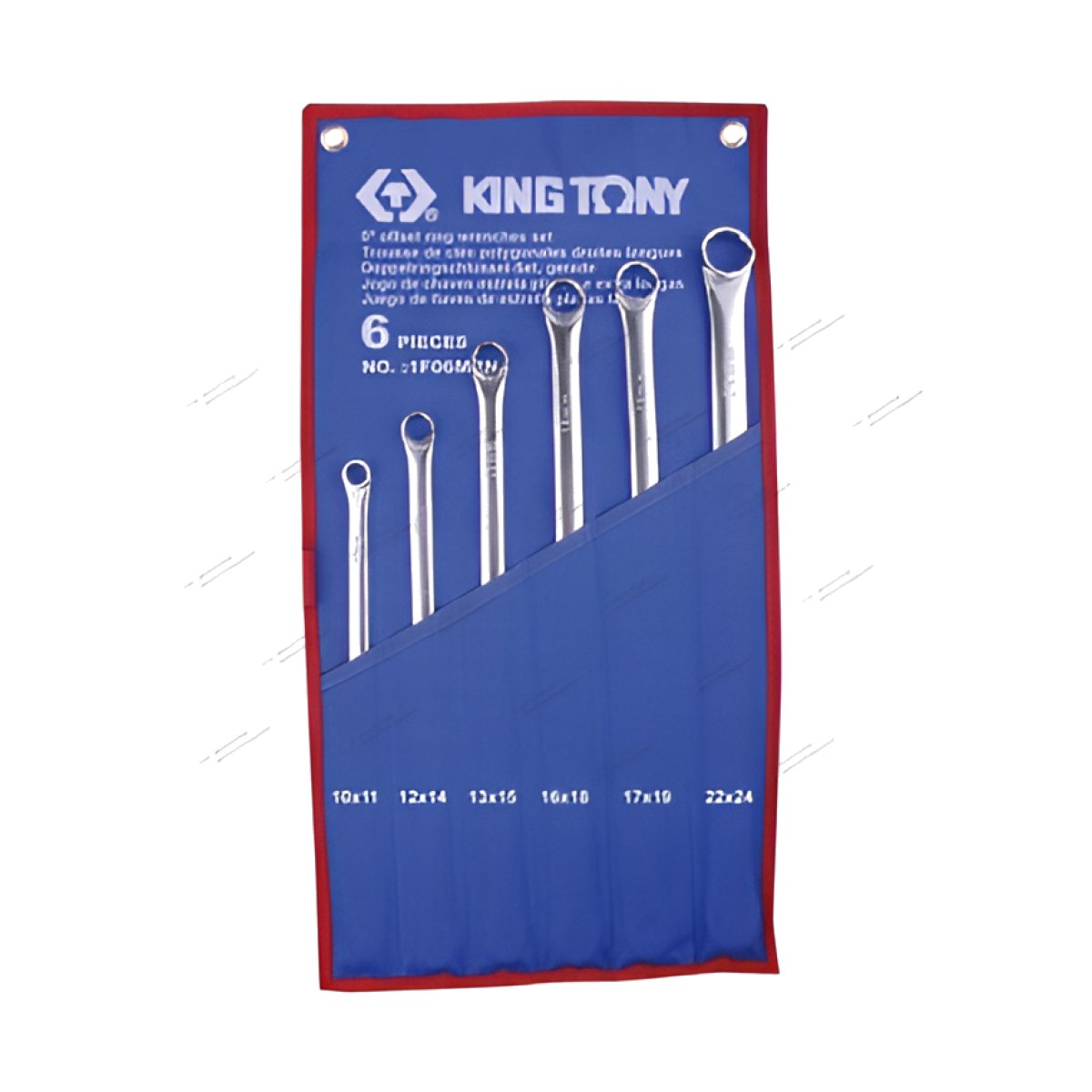 Набор накидных ключей, 10-24 мм, 6 предметов KING TONY KING TONY 1F06MRN