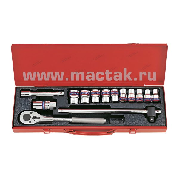 1/2” комплект торцевых головок KING TONY KINGTONY 4012MR