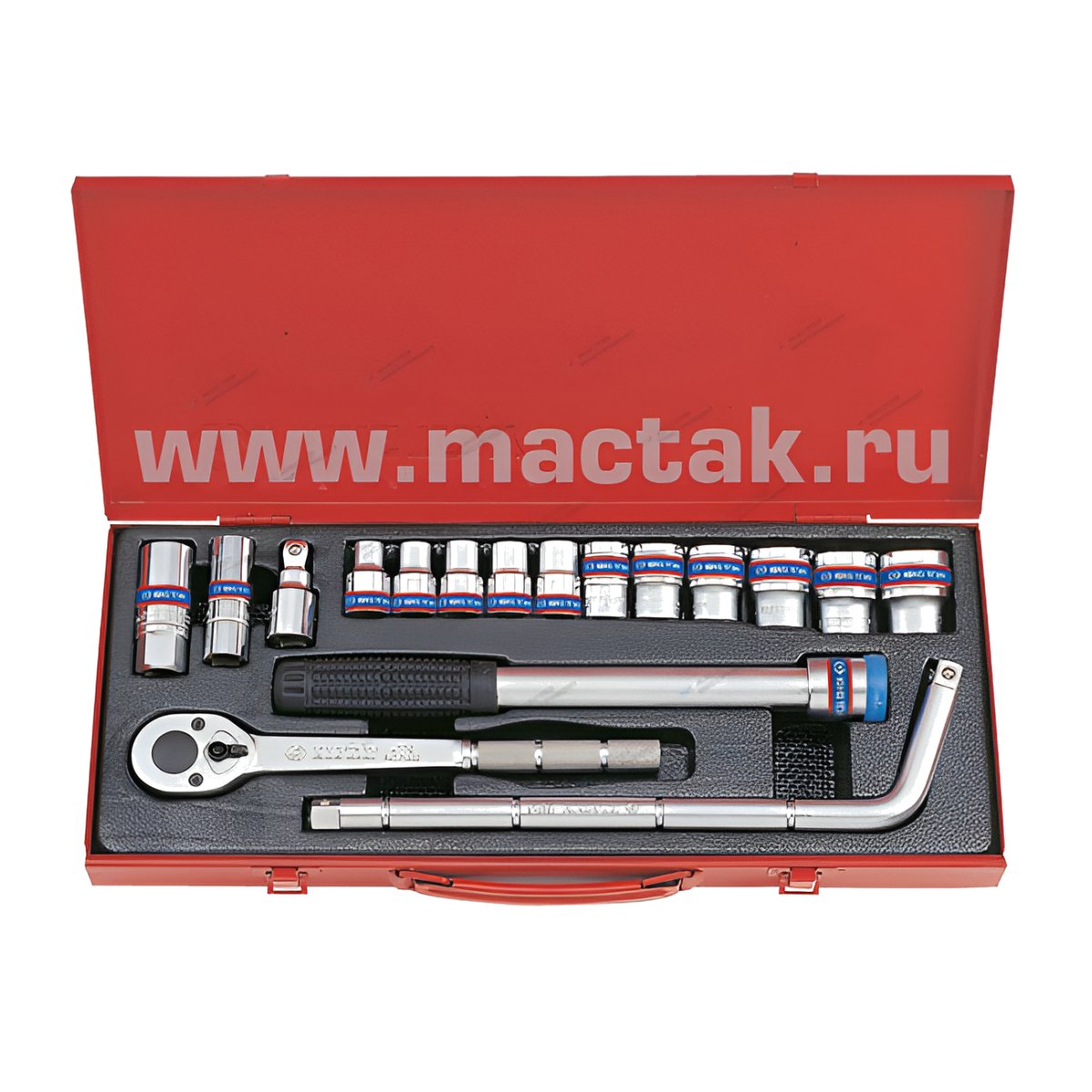 1/2” комплект торцевых головок KING TONY 4518MR
