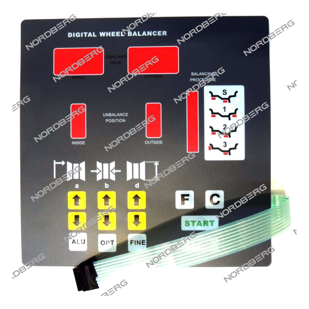 Клавиатура для NORDBERG 4523C X000332(500-29)