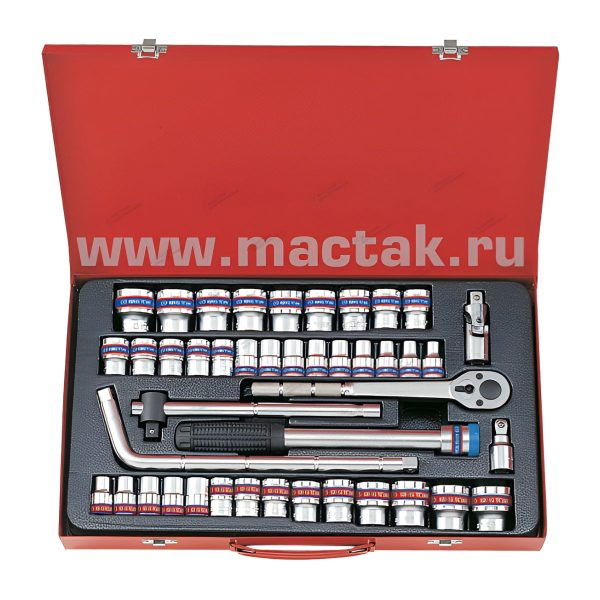 1/2” комплект торцевых головок KING TONY KINGTONY 4044CR