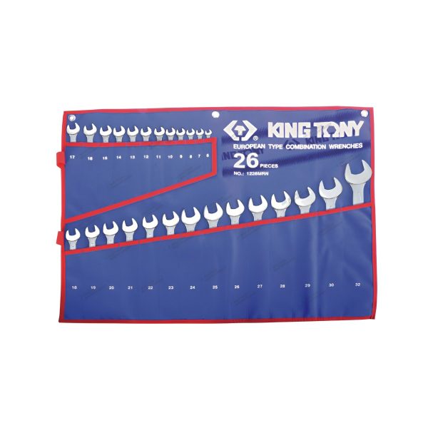 Набор комбинированных ключей, 26 предметов KING TONY king tony 1226mrn