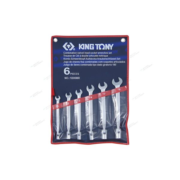 Набор комбинированных ключей, 6 предметов KING TONY king tony 1b06mr