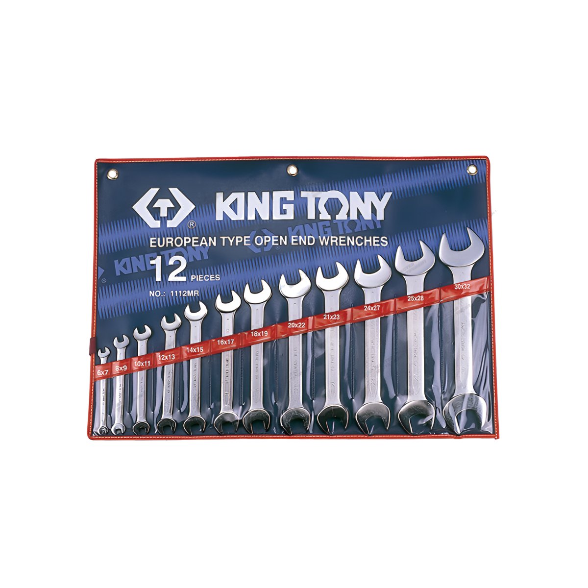 Набор рожковых ключей, 12 предметов KING TONY king tony 1112mr