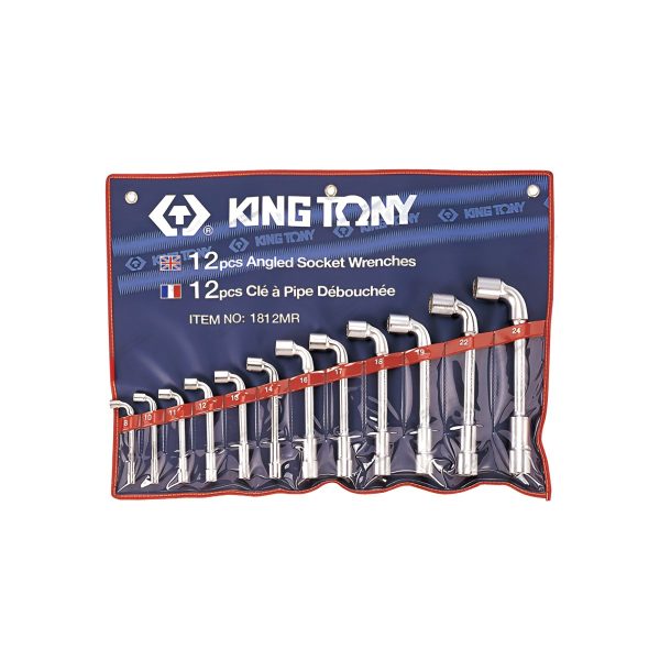 Набор торцевых L-образных ключей, 12 предметов KING TONY king tony 1812mr
