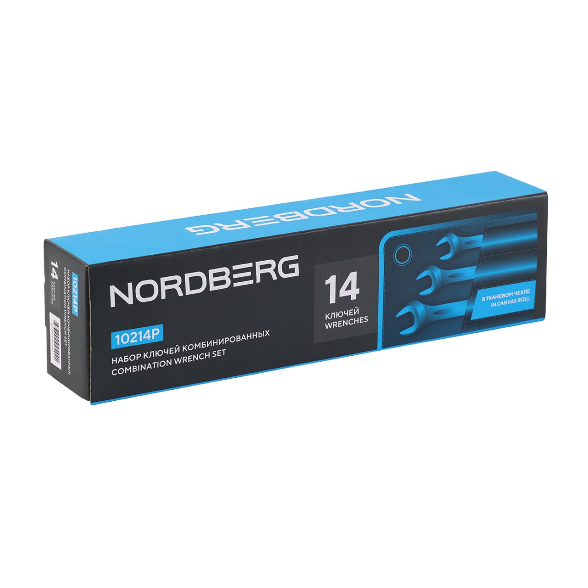 Набор ключей комбинированных, 14 предметов, 6-24 мм NORDBERG 10214P
