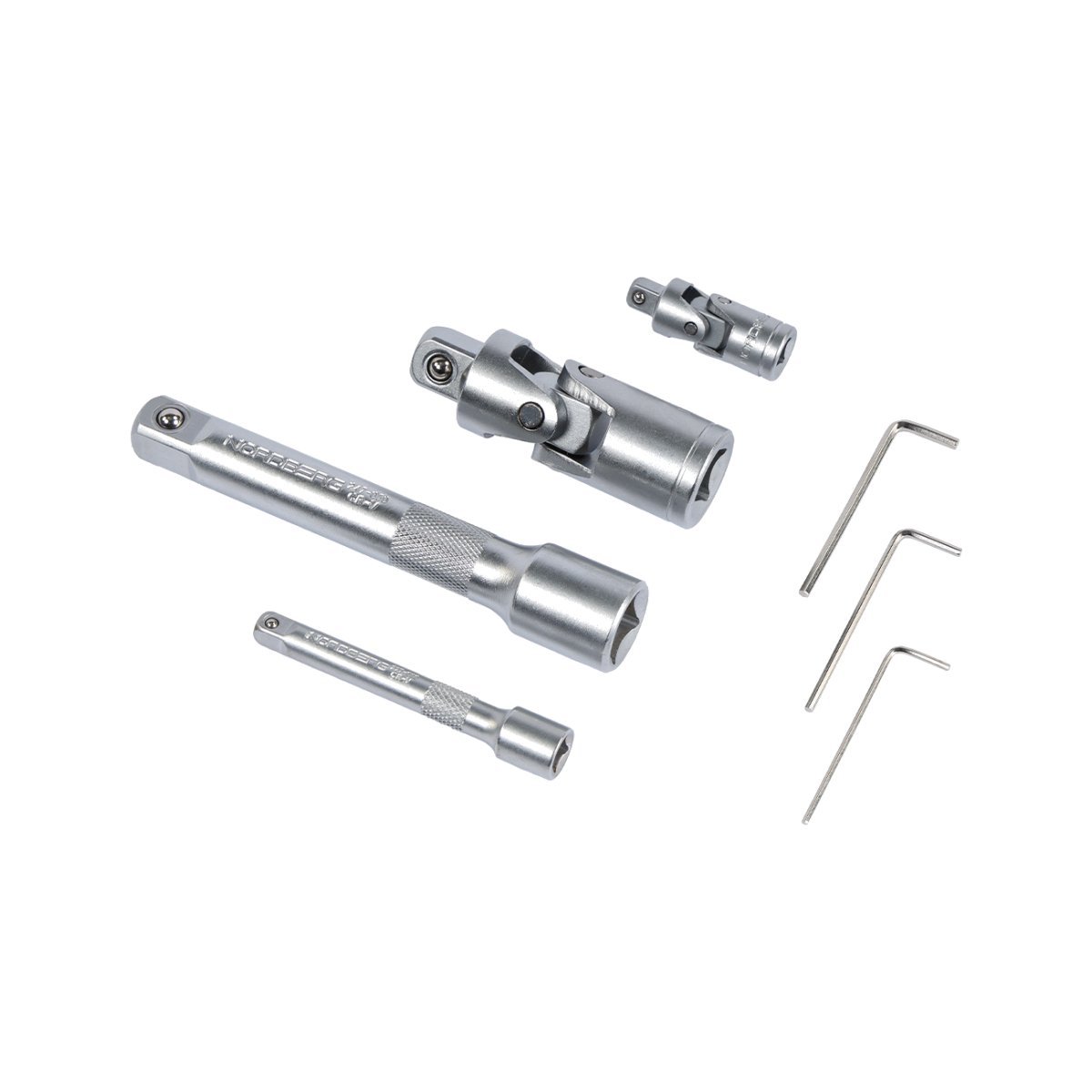 Набор инструментов, 100 предметов, 1/2", 1/4" NORDBERG 2496100C