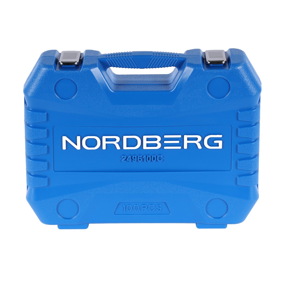 Набор инструментов, 100 предметов, 1/2", 1/4" NORDBERG 2496100C
