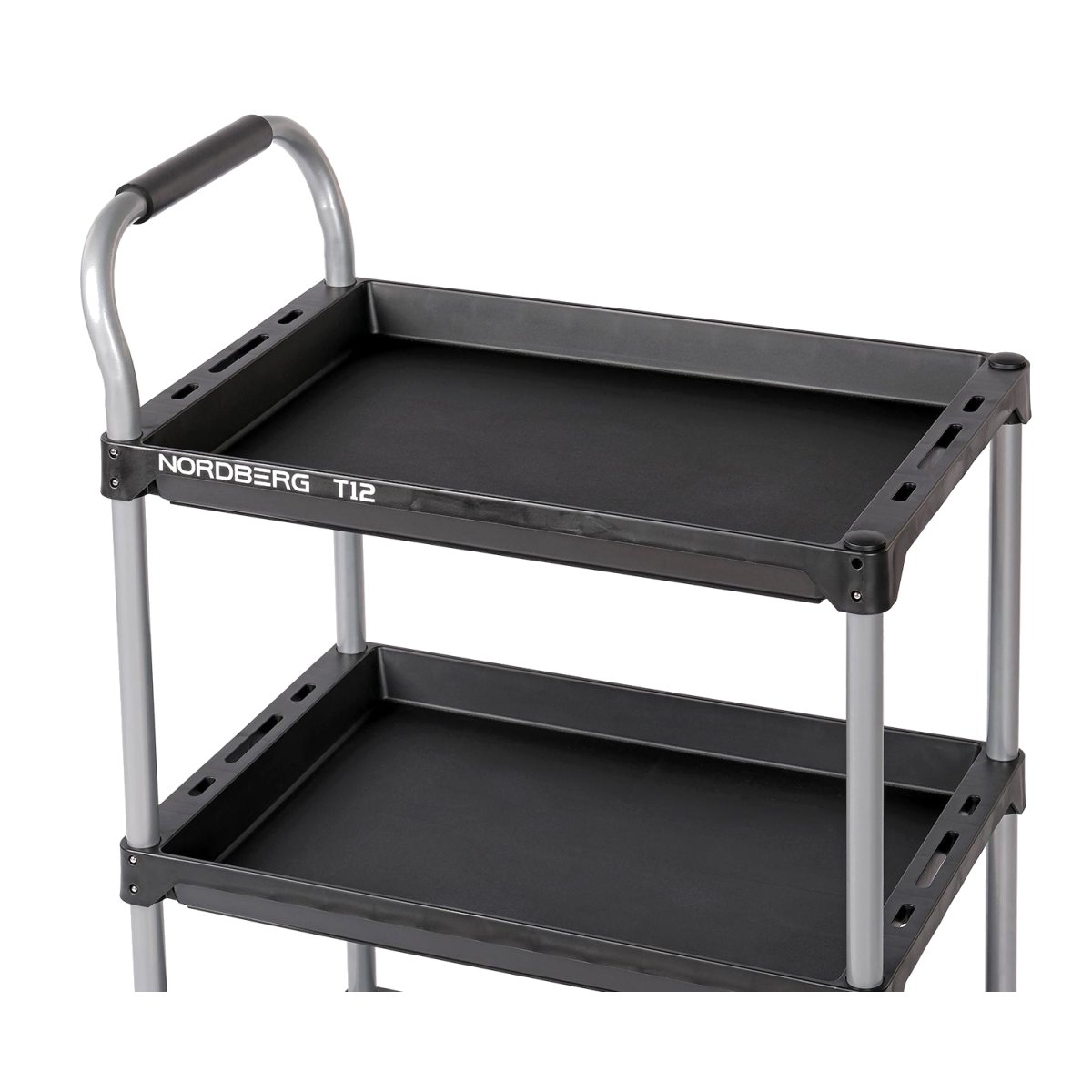 Тележка инструментальная, 3 пластиковые полки NORDBERG T12